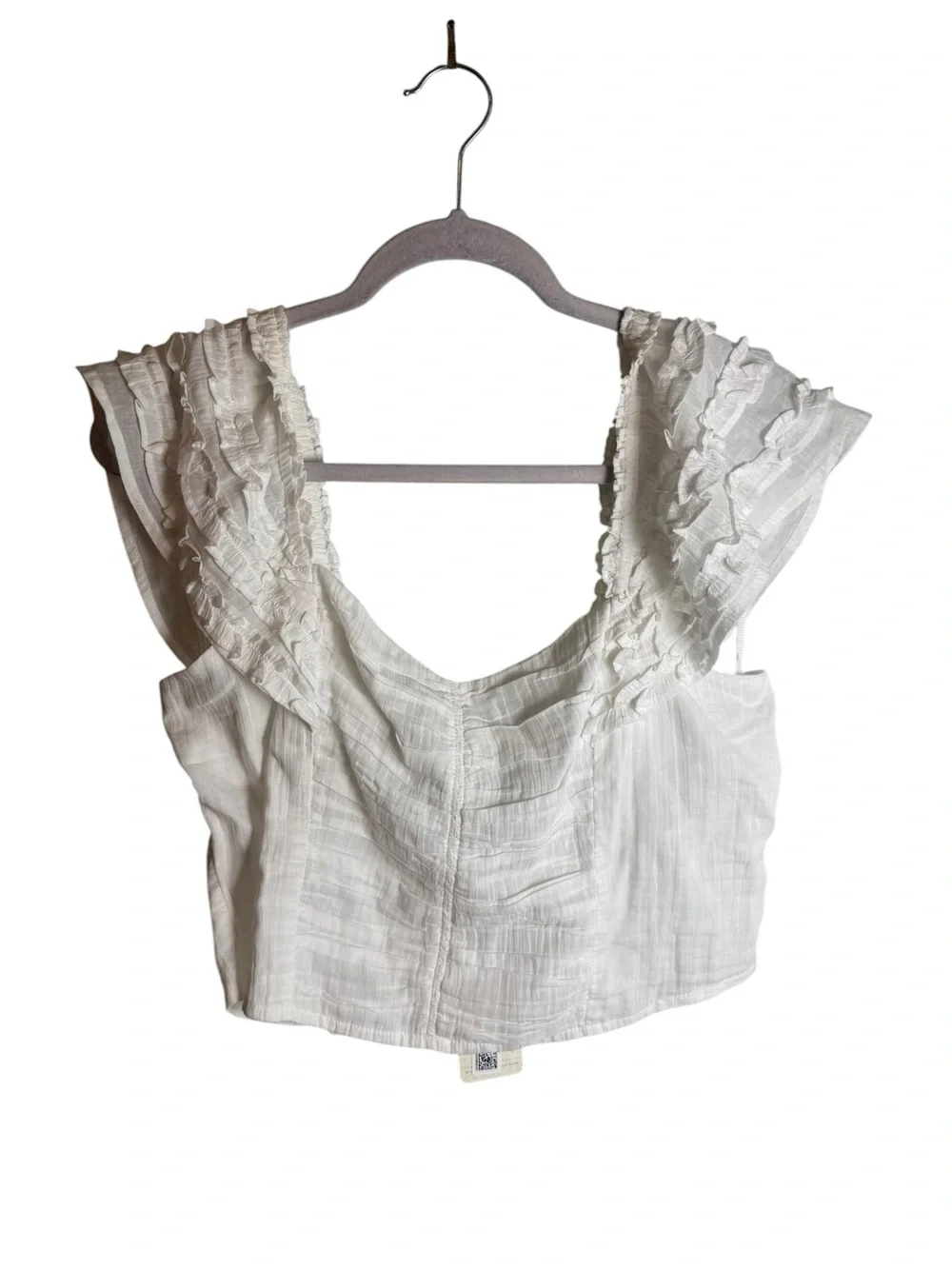 Free People Vittoria Top White Large NWT
